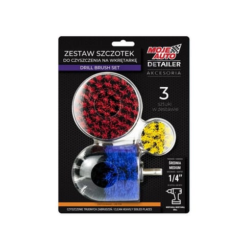 ⁨ZESTAW SZCZOTEK DO CZYSZCZENIA 3 SZTUKI⁩ w sklepie Wasserman.eu