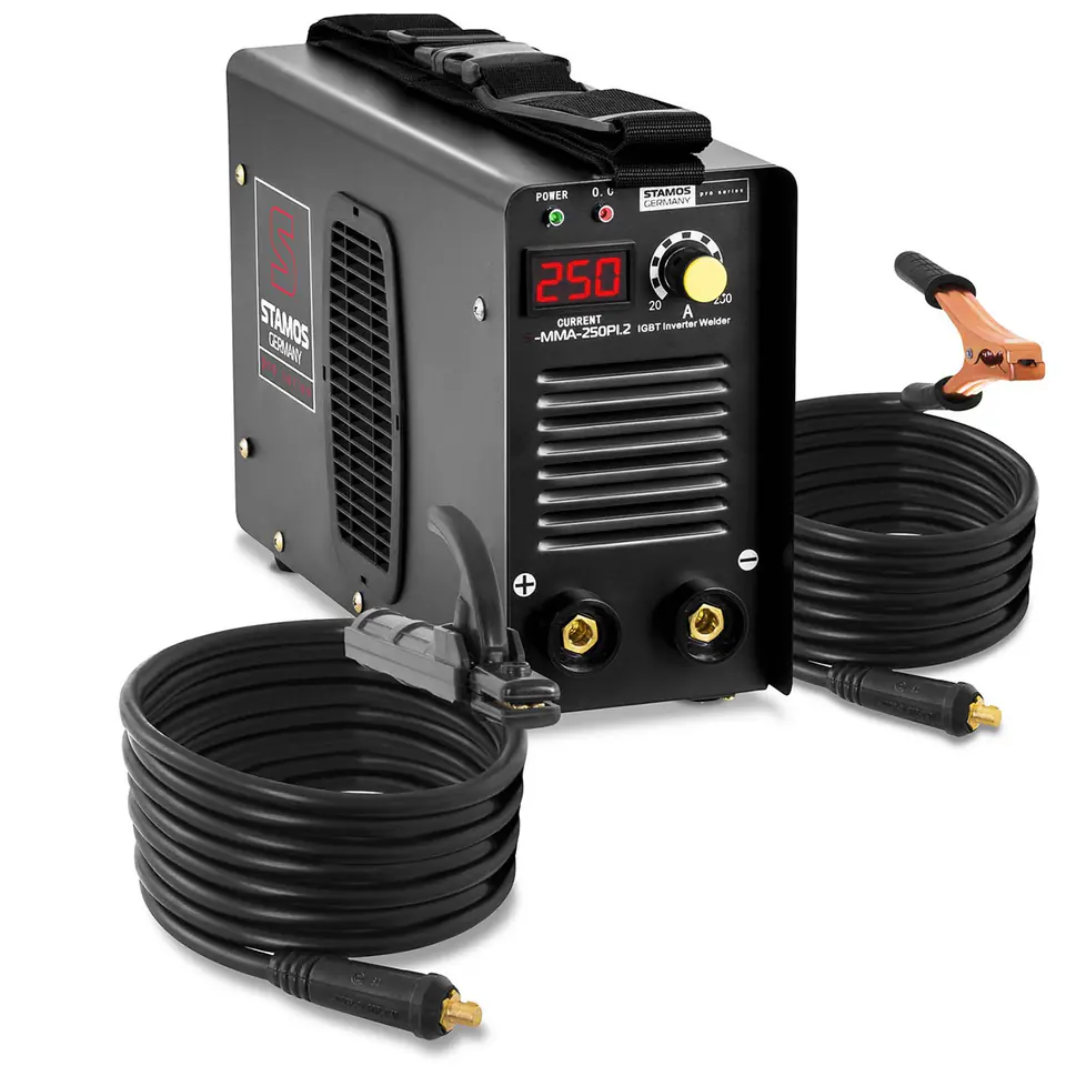Compact Reliable MMA IGBT Welding Machine with LED Display 250A 230V S-MMA-250PI.2 at Wasserman.eu