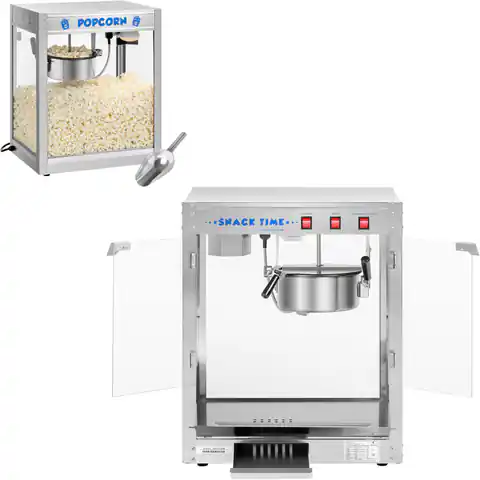 ⁨Barowe urządzenie maszyna do robienia popcornu 230V 1350W⁩ w sklepie Wasserman.eu