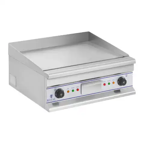 ⁨Smooth Grill Plate Electric Frying Grill 60cm 400V Royal Catering RCG 60S⁩ at Wasserman.eu