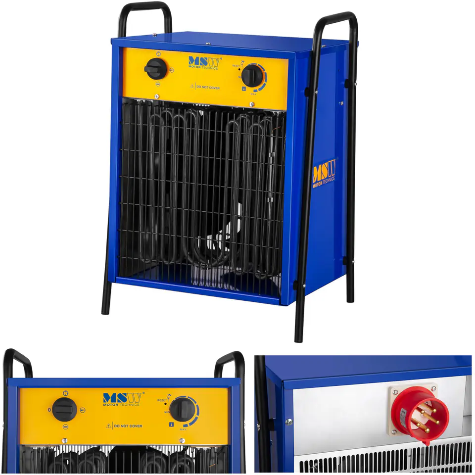 Gebäudegebläseheizung zum Trocknen von Putzwänden rechteckig 400V 22000W im Wasserman.eu