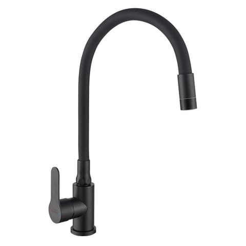 ⁨BATERIA ZLEWOZMYWAKOWA KSANTI INOX Z RUCHOMĄ 2F WYLEWKĄ, CZA⁩ w sklepie Wasserman.eu