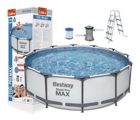 ⁨Basen Ogrodowy Stelażowy 366 x 100 cm Bestway 56418⁩ w sklepie Wasserman.eu