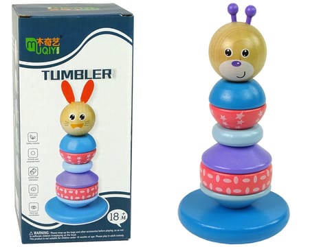 Wooden Educational Pyramid Bear Balancing Tower at Wasserman.eu