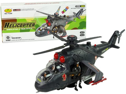 ⁨Helikopter Ogromne Skrzydła Światła Czarny Dźwięk Obraca Się⁩ w sklepie Wasserman.eu