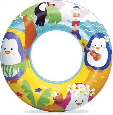 ⁨Bestway - swimming wheel for children diameter 51 cm (Penguins)⁩ at Wasserman.eu