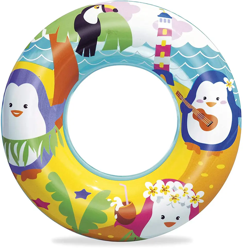 ⁨Bestway - swimming wheel for children diameter 51 cm (Penguins)⁩ at Wasserman.eu