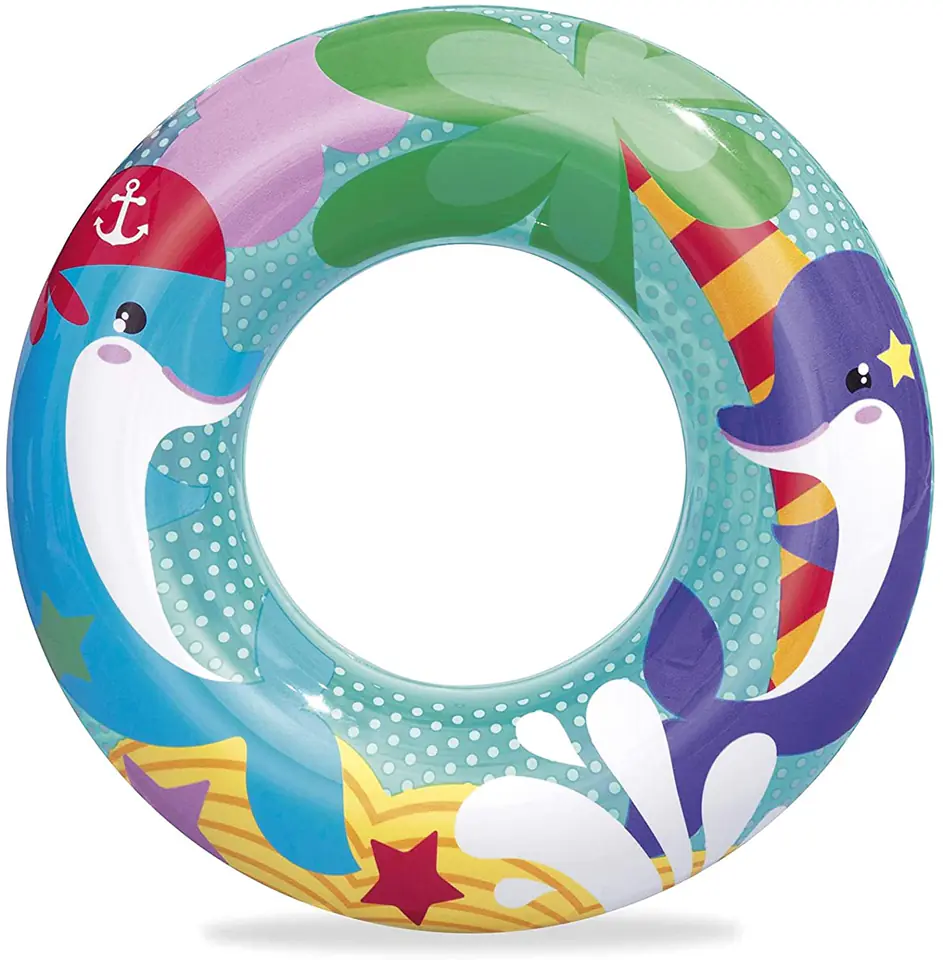 Bestway - koło do pływania dla dzieci średnica 51 cm (Delfinki) w sklepie Wasserman.eu