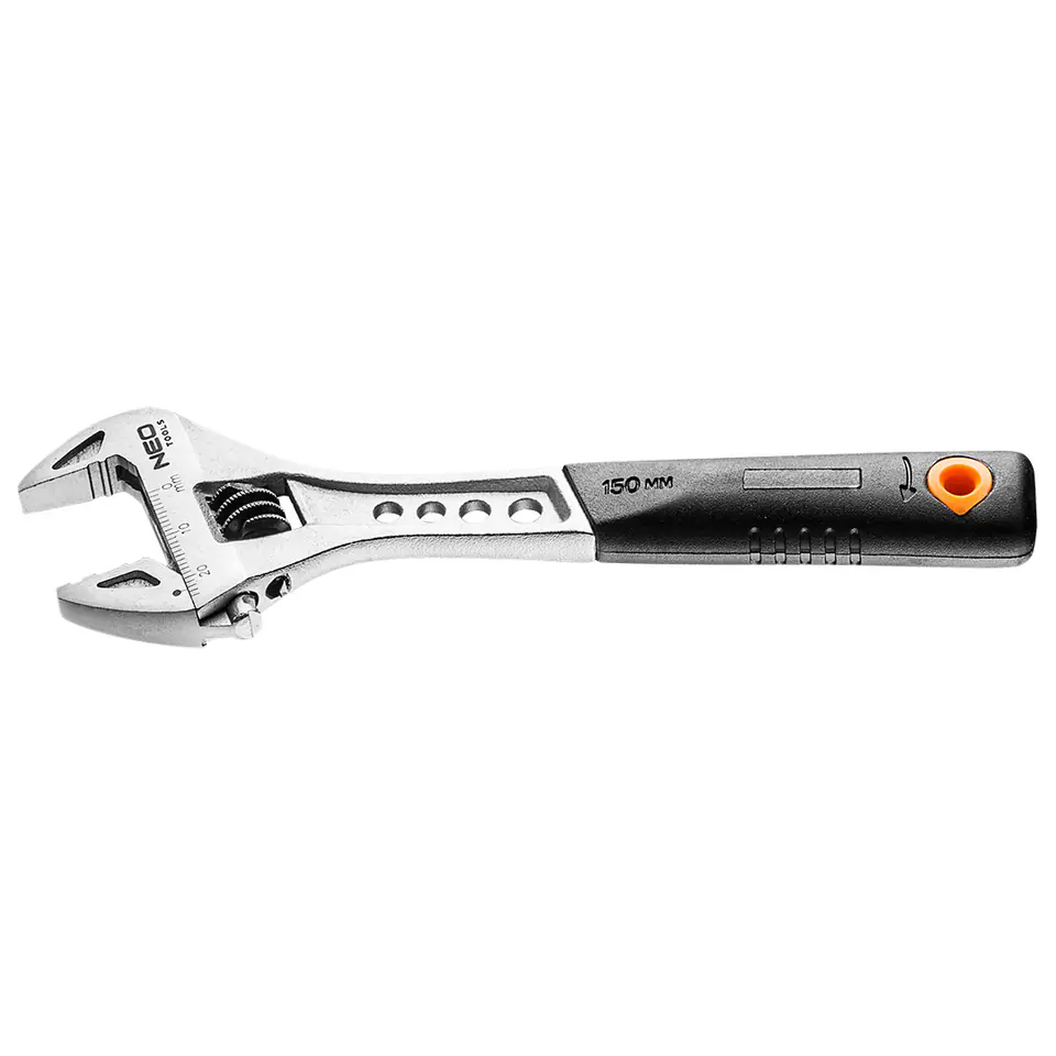 ⁨Adjustable wrench 150 mm, range 0-24 mm⁩ at Wasserman.eu