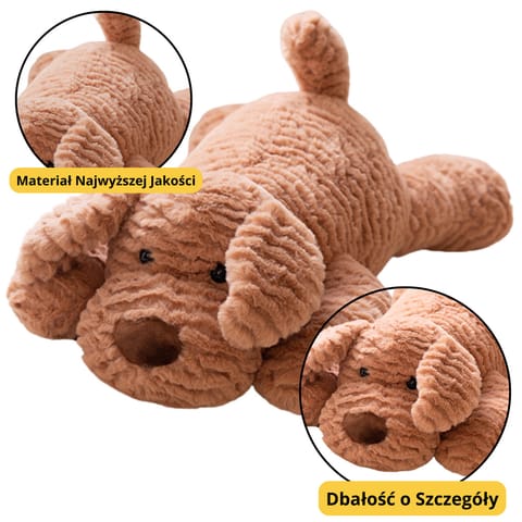 ⁨Pluszowa Maskotka Przytulanka Piesek Beżowy 30cm⁩ w sklepie Wasserman.eu