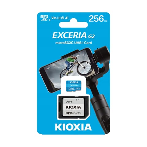 ⁨Karta pamięci microSD 256 GB UHS-I U1 Kioxia z adapterem⁩ w sklepie Wasserman.eu