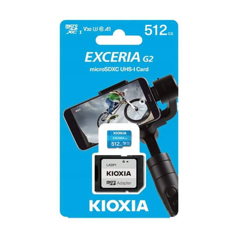 ⁨Karta pamięci microSD 512 GB UHS-I U1 Kioxia z adapterem⁩ w sklepie Wasserman.eu