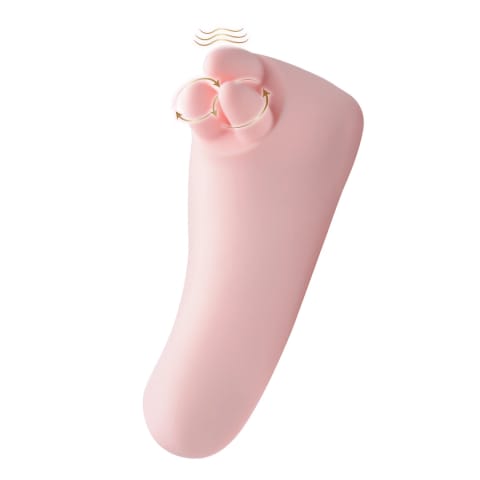 ⁨XR Brands Fondle - ładowalny masażer z rotacją i wibracją, silikonowy⁩ w sklepie Wasserman.eu