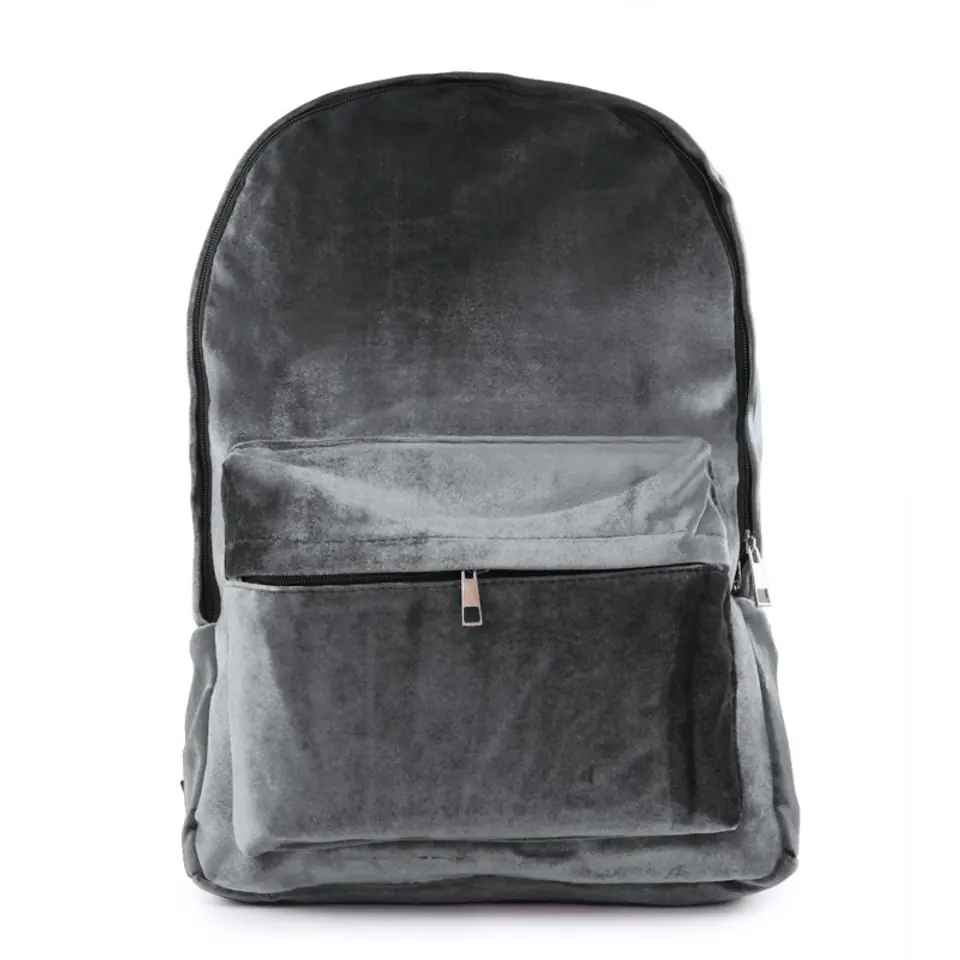 ⁨Velvet backpack GREY PL33SZ⁩ at Wasserman.eu