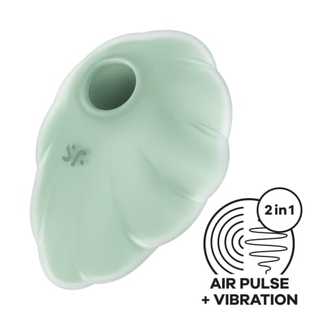 ⁨Satisfyer Cloud - Wibrujący model silikonowy Air Pulse, biały⁩ w sklepie Wasserman.eu