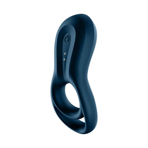 Satisfyer Epic - Pierścień wibrujący silikonowy, czarny, z silnym silnikiem w sklepie Wasserman.eu