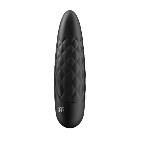 ⁨Satisfyer Power Bullet 5 czarny - kompaktowy model z teksturą⁩ w sklepie Wasserman.eu