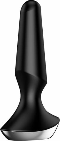 ⁨Satisfyer Plug-ilicious 2 - Korek wibrujący, silikon, czarny⁩ w sklepie Wasserman.eu