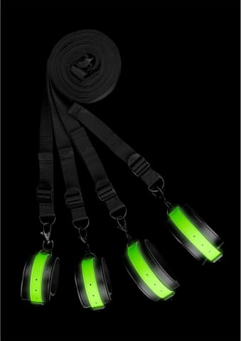 ⁨Ouch! Glow in the Dark - zestaw mocowań do łożka fluorescencyjny⁩ w sklepie Wasserman.eu