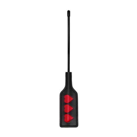 ⁨Ouch! Skorzana packa w kształcie serca - model Heart Paddle, czerwona⁩ w sklepie Wasserman.eu
