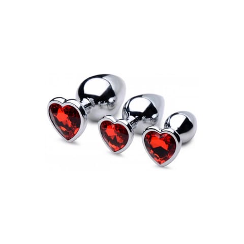 ⁨Zestaw korków analnych Red Heart XR Brands⁩ w sklepie Wasserman.eu