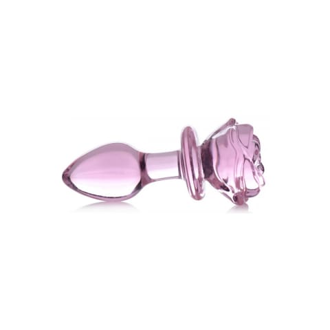 ⁨XR Brands Rose Plug średni szklany korek dekoracyjny borokrzemianowy⁩ w sklepie Wasserman.eu