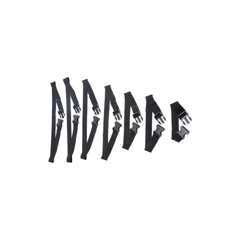 ⁨XR Brands Subdued Body Straps - Regulowany zestaw pasow czarny⁩ w sklepie Wasserman.eu