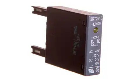 ⁨Układ tłumiący dioda 48-127V AC 24-70V DC ze wkaźnikiem LED S00 3RT2916-1JK00⁩ w sklepie Wasserman.eu