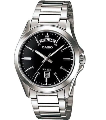 ⁨ZEGAREK MĘSKI CASIO MTP-1370D-1A1V (zd025b) + BOX⁩ w sklepie Wasserman.eu