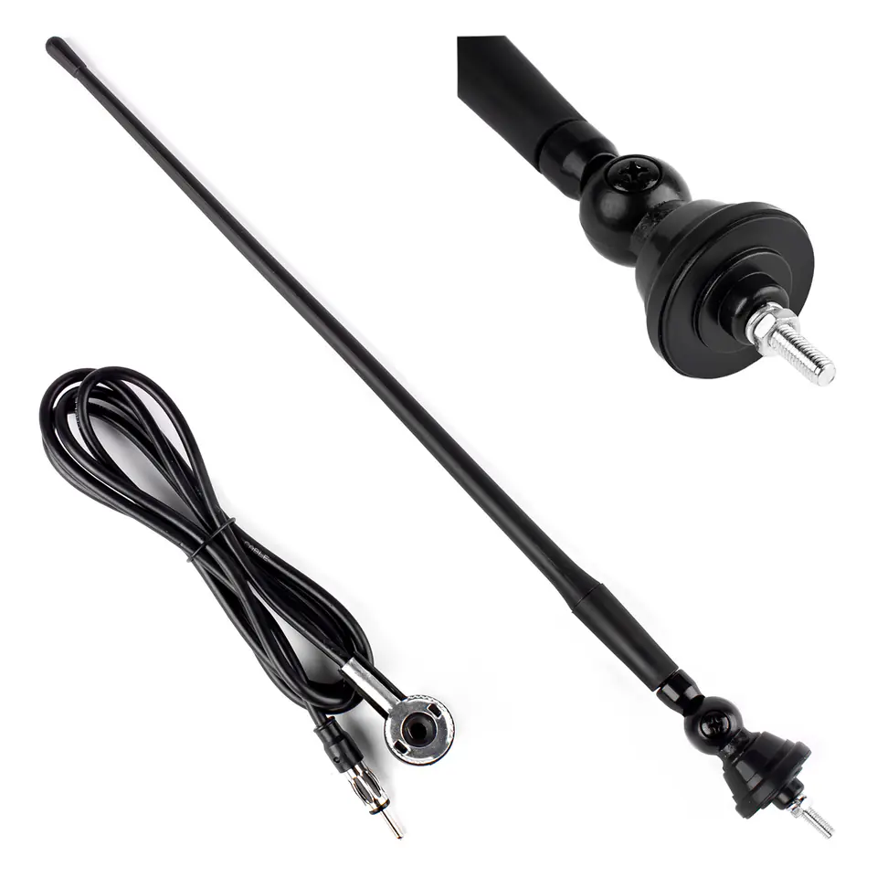 ⁨Antena samochodowa 34 cm 5 mm adapter ant02 amio-001049⁩ w sklepie Wasserman.eu