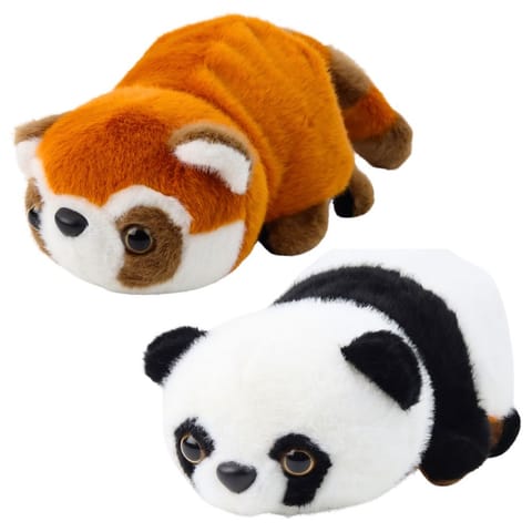 ⁨Pluszowa Maskotka Przytulanka Panda Czerwona Klasyczna 2w1 22cm⁩ w sklepie Wasserman.eu