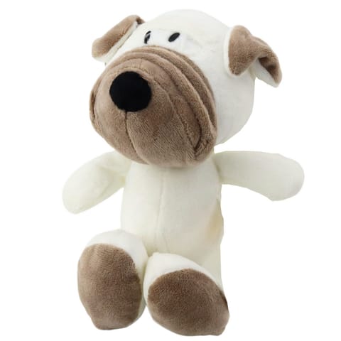 ⁨Mała Pluszowa Maskotka Przytulanka Piesek Mops Przyssawka 16cm⁩ w sklepie Wasserman.eu