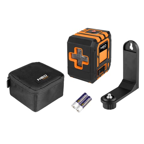 ⁨Laser krzyżowy 20 m, z etui i uchwytem magnetycznym, czerwony⁩ w sklepie Wasserman.eu