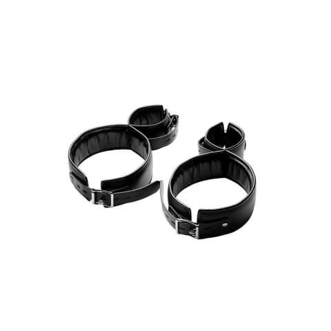 ⁨XR Brands system mankietow na uda i nadgarstki, czarny, regulowany⁩ w sklepie Wasserman.eu