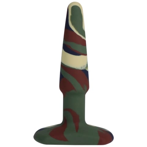 ⁨Doc Johnson A-Play Groovy korek anatomiczny 10 cm silikonowy tęczowy⁩ w sklepie Wasserman.eu