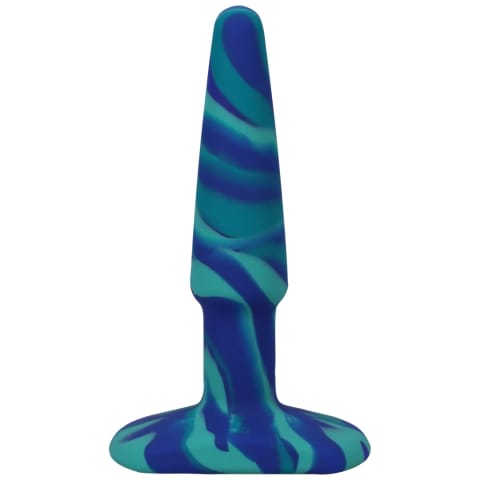 ⁨Doc Johnson A-Play Groovy korek silikonowy wielokolorowy 10 cm⁩ w sklepie Wasserman.eu
