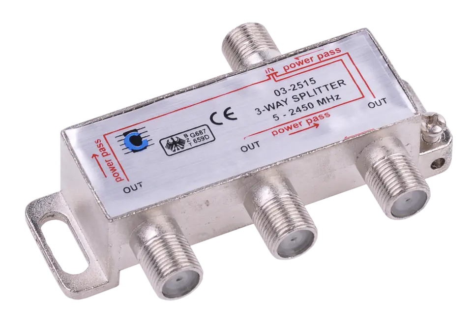 ⁨Splitter 3way 5-2450MHz⁩ w sklepie Wasserman.eu