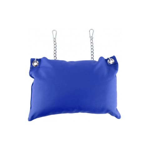 Mr. Sling Poduszka skorzana niebieska komfortowa do uprzęży 20cm w sklepie Wasserman.eu