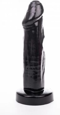 ⁨Hung System Model Uncut 27 cm - Czarny element anatomiczny z mocowaniem⁩ w sklepie Wasserman.eu