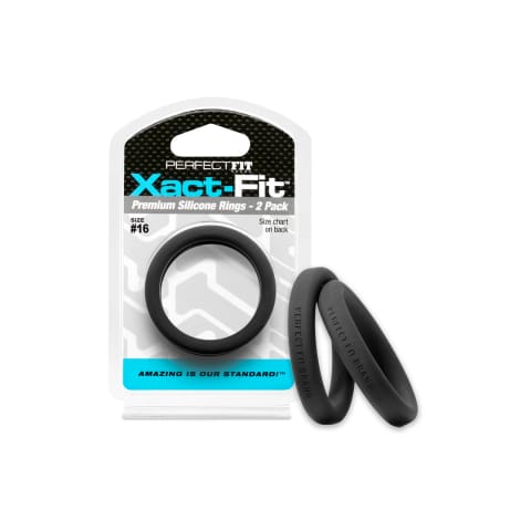 ⁨Perfect Fit Brand Xact-Fit Zestaw pierścieni #16 - elastyczne 2 szt.⁩ w sklepie Wasserman.eu