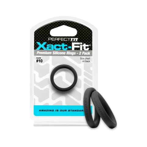 ⁨Perfect Fit Brand Xact-Fit Zestaw pierścieni #10 - elastyczne, 2 sztuki⁩ w sklepie Wasserman.eu