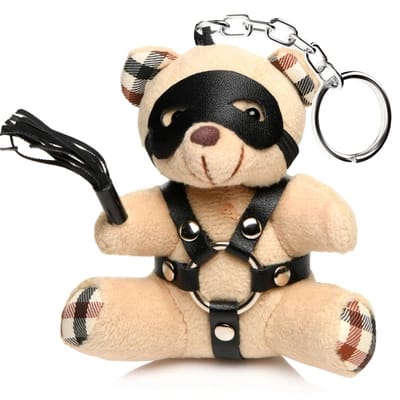 ⁨XR Brands Keychain Bear Model BDSM, spalonej pomarańczy, 3,9 cala⁩ w sklepie Wasserman.eu