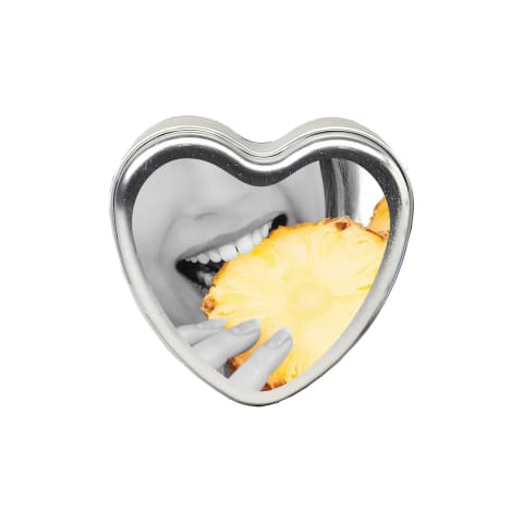 ⁨Earthly Body Heart Massage Candle Ananas 113g - pielęgnacyjna świeca⁩ w sklepie Wasserman.eu
