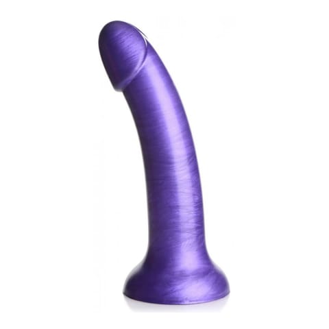 ⁨XR Brands Master Series metaliczny model silikonowy 17,8 cm srebrny⁩ w sklepie Wasserman.eu
