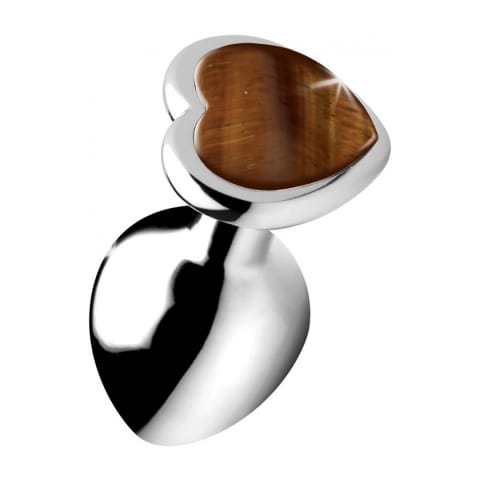 ⁨XR Brands Korek ozdobny Tiger Eye średni aluminium brązowy 3 cale⁩ w sklepie Wasserman.eu