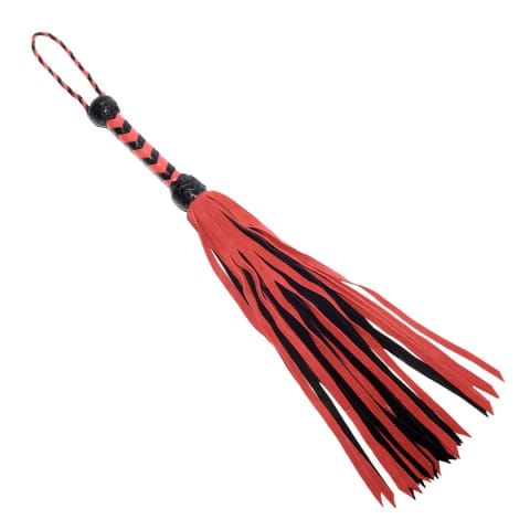 ⁨Prowler RED Flogger Black Red - Skorzany Model z Plecioną Rączką 84 cm⁩ w sklepie Wasserman.eu