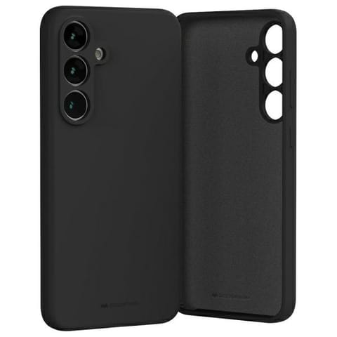 ⁨Mercury Silicone Samsung S24 FE S721     czarny/black⁩ w sklepie Wasserman.eu