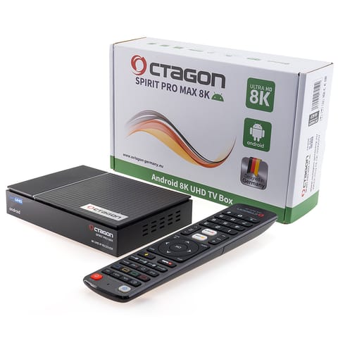 OCTAGON SPIRIT PRO MAX 8K UHD HDR10+ ANDROID TV w sklepie Wasserman.eu