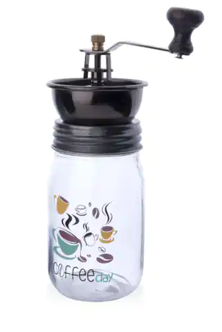 ⁨Coffee grinder 7,5xh14,5/22,5cm glass ceramic mechanism clearance sale!⁩ at Wasserman.eu