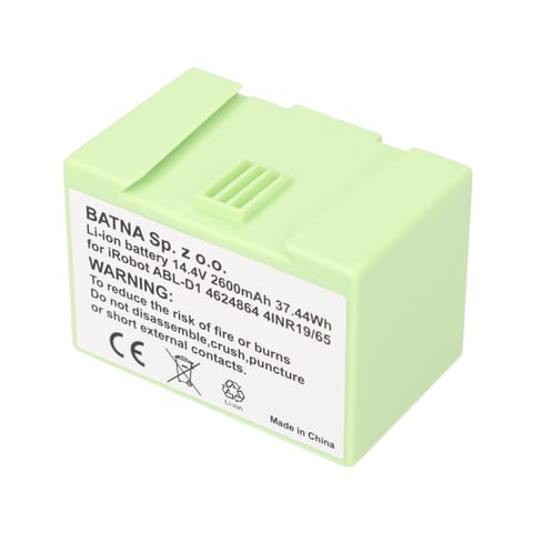 ⁨BATERIA ROOMBA E5 E6 I7 14.4V 2600MAH⁩ w sklepie Wasserman.eu